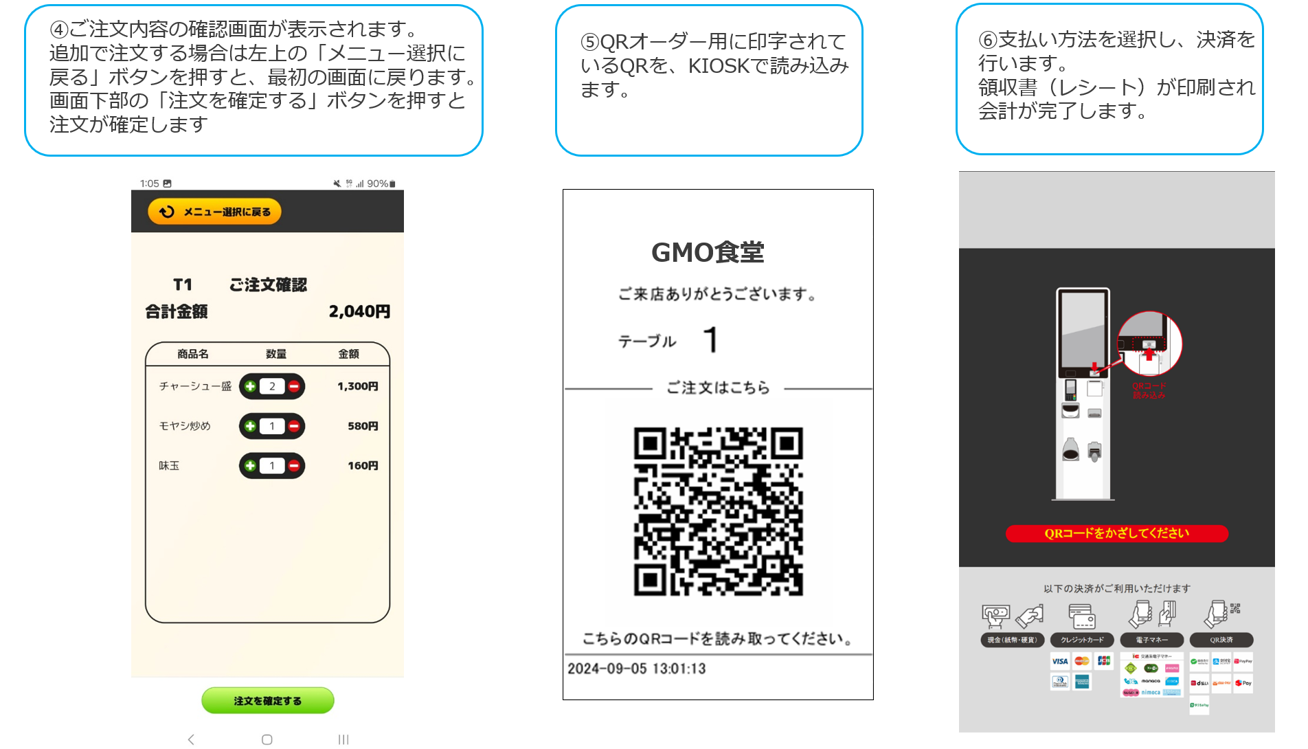 QRオーダーシステム – 【GMOカードシステム】クレジットカード決済・端末機導入でお困りならお任せください